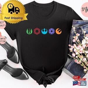 Space Symbols Characters Retro Fan Graphic T-Shirt